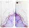 LEMAXELERS iPhone 6S / iPhone 6 Phone Case iPhone 6S Cover,Glitter Bling Marble PU Leather Flip Wallet Case Magnetic Stand Card Slot Folio Bumper Case for iPhone 6S,YB2 Marble Zi White