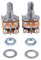 Hundnsney 2 StüCk B50K 50K Ohm 6 Klemmen Linear Taper Potentiometer