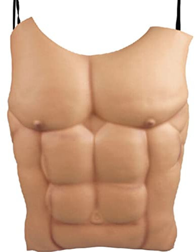 VOSAREA Faux Muscle Peau Cosplay Faux Accessoires De Cosplay Musculaire Costume Musculaire Dhalloween Macho Chemise Musculaire Homme Se Réconcilier La Chemise