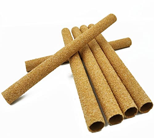 12 Stück Sandstangenabdeckungen für Vögel, 25.4x2 cm, Sandstangen-Abdeckungen für Vögel, Sittiche, Kanarienvögel, Finken und andere kleine Vögel, große Sitzstangenabdeckungen, Plattform, Pfote