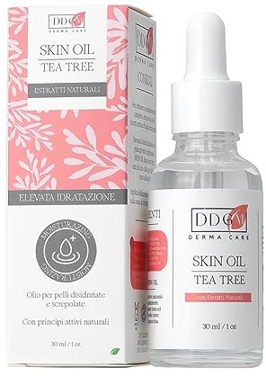 DDGM aceite arbol del te Australiano perfecto por puntos negros y acne, con aceites esenciales de oliva hidratante corporal como crema anticelulitica y crema puntos negros perfecto gel ducha, bio oil