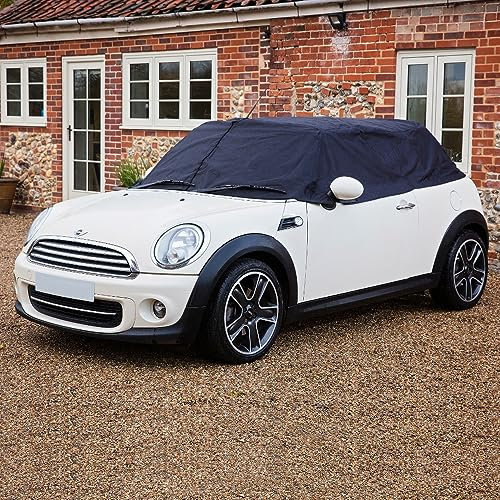 Tailored Convertible Car Half Cover Roof Protector For BMW Mini F57 2015-2024 With Unique Door Zip