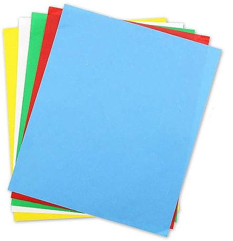 (Gelb) 10 Blatt wasserlösliches Transfer Kohlepapier, 23x14cm/9x5.5inch Prägestifte Set zum Nachzeichnen auf Stoff Tattoo Schablonen Kopieren Zubehör mit Tasche Verpackung