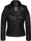 Blueorn Damen Lederjacke ELLEN Modernen Bikerjacke Übergangsjacke Echtleder Jacke mit Nieten Schwarz aus feinstem Lammnappa Leder (DE/NL/SE/PL, Alphanumerisch, XXL, Regular, Regular, Schwarz)