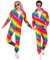 W WIDMANN MILANO Party Fashion - Kostüm Trainingsanzug, Regenbogenfarben, CSD, LGBTQ Pride, Jogginganzug, für Karneval & Party