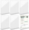 6 Stück Acryl Tischaufsteller A5 Aufsteller, Transparenter Kunststoff Display Rack, Aufsteller A5, T- Ständer für Werbeaufsteller, A5 Acrylplakat Menü Rack für Restaurants, Büro, Hotels, Dokument