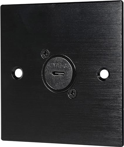1 x USB C Socket Feedthrough Wall Plate