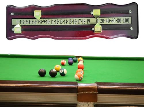Anzeigetafel für Billardspiele, Anzeigetafel für Billardspiele | Holz-Billard-Anzeigetafel-Zähler | Moderne Sportanzeigetafel, auf dem Shuffleboard montierte Anzeigetafel, wiederverwendbares Wertungsh