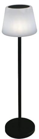 MeLiTec Solar-Leuchte, Solar-Stehlampe kabellos, 100cm, Akkubetrieb mit USB-Kabel, Solar-Terrassenbeleuchtung, auch Balkon oder Garten, mit Farbwechsel-Funktion, auch als Solar-Tischlampe 60cm, SO50-1