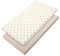 Peepeemax 2 Stück Spannbettlaken 60x120cm, Musselin Baumwolle Spannbettlaken Kinderbett, Spannbettlaken Babybett Reisebett Bettlaken Beistellbett, Passend für alle Matratzenformen, Regenbogen