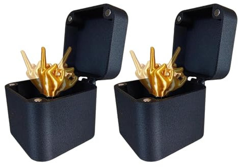 Gutertop 2 Stück Mittelfinger In Einer Box, Mittelfinger Geschenk, Box mit Mittelfinger für Erwachsene Büro- und Wohnkultur Fun Büroschreibtisch Deko