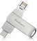 Ezekers 256GB Flash Drive - 4 in 1 Portable Type-C, Micro USB, Lightning, USB Stick External Storage for iPhone/iPad/Android/Smartphone/Laptop/PC