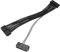 Sreuyong Power Supply Splitter, Dual PSU Cable Adapter 24 Pin 20+4 Pin ATX Motherboard Adapter Extension Cable Dual 24-Pin Mining Adapter 12 Inch (30CM)