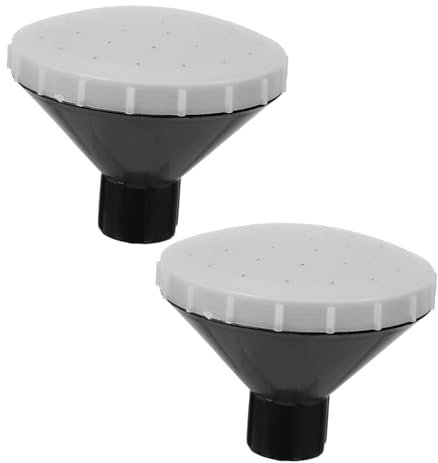 Toyvian 2 Piezas Boquilla de regadera Cabeza de regadera Universal Cabezal rociador de Agua Cabezales de Ducha de jardín regadera Cabeza rociadora Educación física Dark Grey