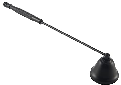 Pesfehhy Extincteur de Bougie de Flamme de Bougie d'acier Inoxydable Noir