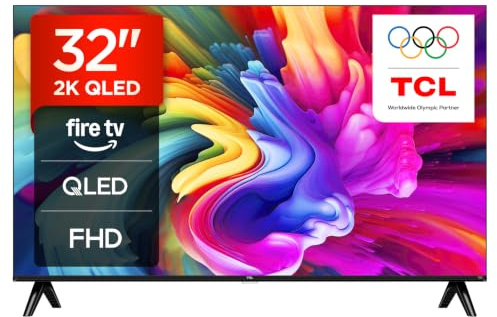 TCL 32SF560-UK 32 Full HD QLED Direct LED Smart TV with Fire TV, Alexa Voice Control, Vivid Colour & Enhanced Brightness