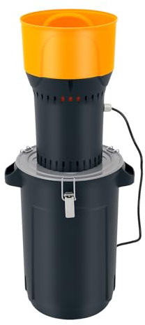 Fichiouy Getreidemühle Elektrisch 25L mit 5 Siebgrößen Elektrische Mühle Graingrinder & Kommerzieller Motor Mahlstein Mühle Getreide mit 1000W 19000 U/min für Mais, Weizen, Reis und Gewürze