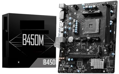 B450M-A PRO MAX II Motherboard Dual DDR4 M.2 SATAIII USB3. Support R9 CPU Socket AM4