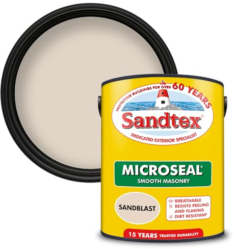 Sandtex 5 litres Ultra Smooth Masonry Paint Sandblast