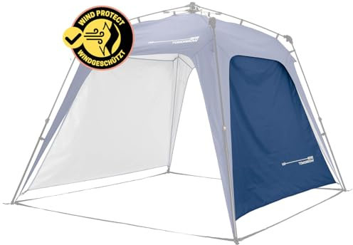 Lumaland x Where Tomorrow Parete Laterale per Tenda Padiglione - Tenda Gazebo da Giardino & Terrazzo Impermeabile - Ideale per Campeggio & Festival - Facile da Installare - Blu