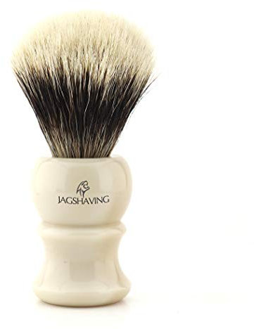 Jag Shaving Silberspitz Dachshaar Rasierpinsel für Herren