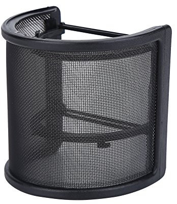 Alomejor Mikrofon Filter, Mesh Mikrofon Windschutzscheibe Maske Schild Handheld Mikrofon Filter Mic Windschutz für Studio