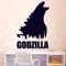 Wandtattoo 3D Art Wandtattoo Personalisierte Namensapplikation Godzilla Monster Applique Art Deco Aufkleber Boy Room Wandtattoo Home Decor