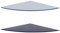 Euro Tische Eckregal 75cm Glasplatte Glasboden Glasscheibe Regalhalter ALU Regal Glasregal Schwarz