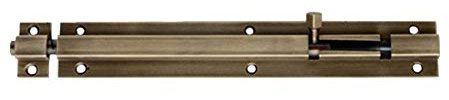 1 Pcs 212 x 25mm Antique Pure Copper Bolt Wooden Door Bolt Used for Securing Internal Doors for Bedrooms, Bathroom Toilet Gate and Wooden Doors(Bronze Colour)