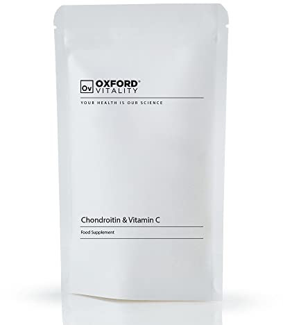 Avian Chondroitin Sulphate & Vitamin C Tablets | Cartilage and Bone Support | Oxford Vitality (365 Tablets)