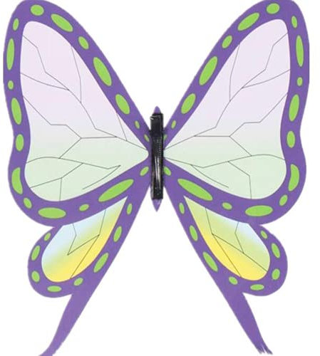 Lshpresx Haarschmuck Schmetterling Haripin Japanischer Anime Kochou Shinobu Cosplay Schmetterling Haarnadel Kostümzubehör