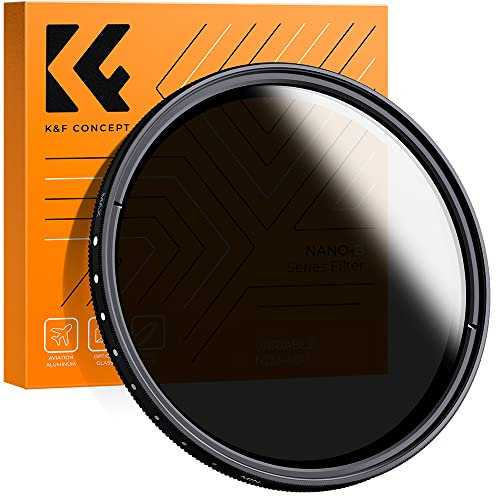 K&F Concept Nano-B Filtro Variabile ND2-400 (1-9 stops) in Vetro Ottico per obiettivi 43mm