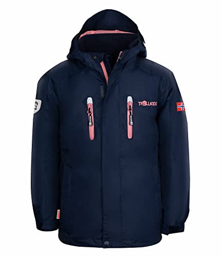 Trollkids Kids Myrdal 3in1 Jacket PRO 152, Navy/Mauve