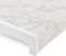 Seiletech.de FENSTERBANK PVC | 25 cm x 110 cm | Marmor | Fensterbrett | für den Innenbereich | Innenfensterbank | Innen | Meterware | Wohnzimmer | Deko | Kunststoff