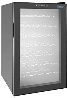 Polar C-Series 51 Bottle Wine Fridge - LED Control Panel, Noise Level 39, Removable Shelves CC067