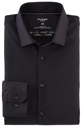 OLYMP Herren Oberhemd Langarm No.Six.24.Seven,Twill,super Slim,Modern Kent