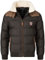 Geographical Norway Herren Winterjacke Abram Black -XL - mit UD Beanie