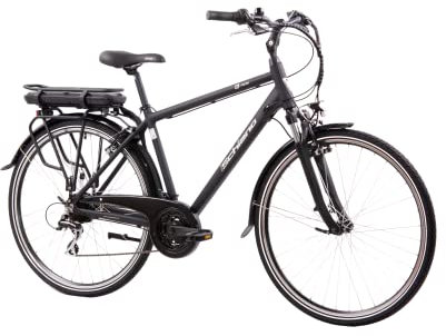 F.lli Schiano E-Ride, Electric Bike for Adults, 28 Trekking Bike, 36V 10.4Ah Removable Battery, 250W Motor, 40Nm, Commuter E bike, Black