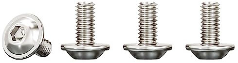 Drenky Viti a Testa Bombata con Esagono Incassato e Flangia M5x12mm,20 Pezzi Bullone Meccanico Acciaio Inox A2 V2A Viti Completamente,Filettatura Completa Metrica