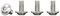 Drenky Tornillo de Cabeza Alomada con Brida Y Hexágono Interior,M5x12mm Tornillos para Máquina Acero Inoxidable A2 V2A Tornillos Roscados Totalmente,20 Piezas