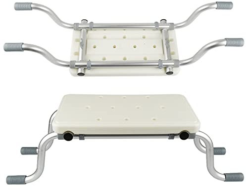 Wannensitz - Duschstuhl - Badewannenstuhl - Duschhocker mit Rückenlehne - Badsitze mit Modellauswahl (73-83 * 22 * 18cm)