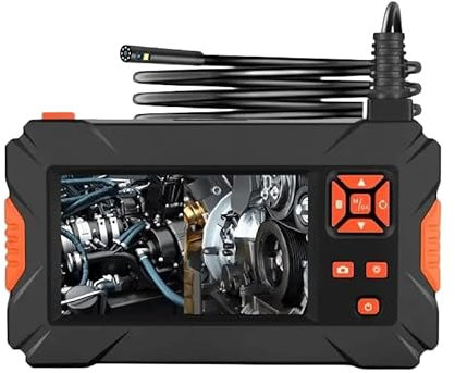 GuliTech Sigal/Dual/3 Objektiv 3,9/5/8mm Industrie Endoskop 4,3' 1080P Digital Endoskop Inspektionskamera 2MP IP67 Wasserdichte porbale Endoskopkamera (Ø8mm-2m halbstarres Kabel)