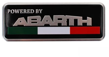 OscitY Auto Stemmi Decorazioni Emblema Adesivi, per Abarth 595 695 595C 124 Spider Grande Punto Abarth Monster Logo Badge Car Styling Decorativo Accessorio,A