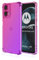 DESSEN Gradient Case per Motorola Moto G24, Cover Morbida per Cellulare in TPU Traslucido, Custodia Ultrasottile con Angolo Rinforzato Anti-goccia. Rosa Viola