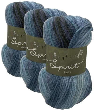 Sirdar Hayfield Spirit Chunky, Melody (402), 100g F257-0402 (Pack of 3)