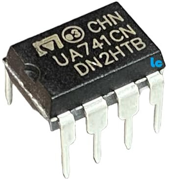 Genérico Circuito Integrado UA741CN - Amplificador Operacional De Alto Rendimiento - Bolsa De 10 Unidades