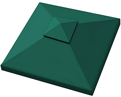 frides Ersatzdach Für Pavillon 3x3 Meter, Pavillondach Ersatzbezug, Ersatzdach Für Pavillon Anthrazit, Wasserdicht Sonnenschutz Doppeldach Schutzhaube (Farbe : Grün)