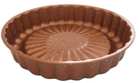 LoveDeal Charlotte Cake Pan 10 Inch, Flower Shaped Fluted Round Baking Mold