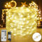 Lichterkette aussen 30M, 300LED 8Modi Lichterkette Weihnachtsbaum IP67 Wetterfest Funkelnde Lichterketten für Weihnachtsdekoration Garten Balkon Deko Zimmer
