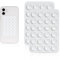 MYHOGOOD 2 Pcs Silicone Suction Phone Case, Non Slip Phone Holder with 24 Suction Cups, White Suction Pad for Selfies and Tiktok Videos